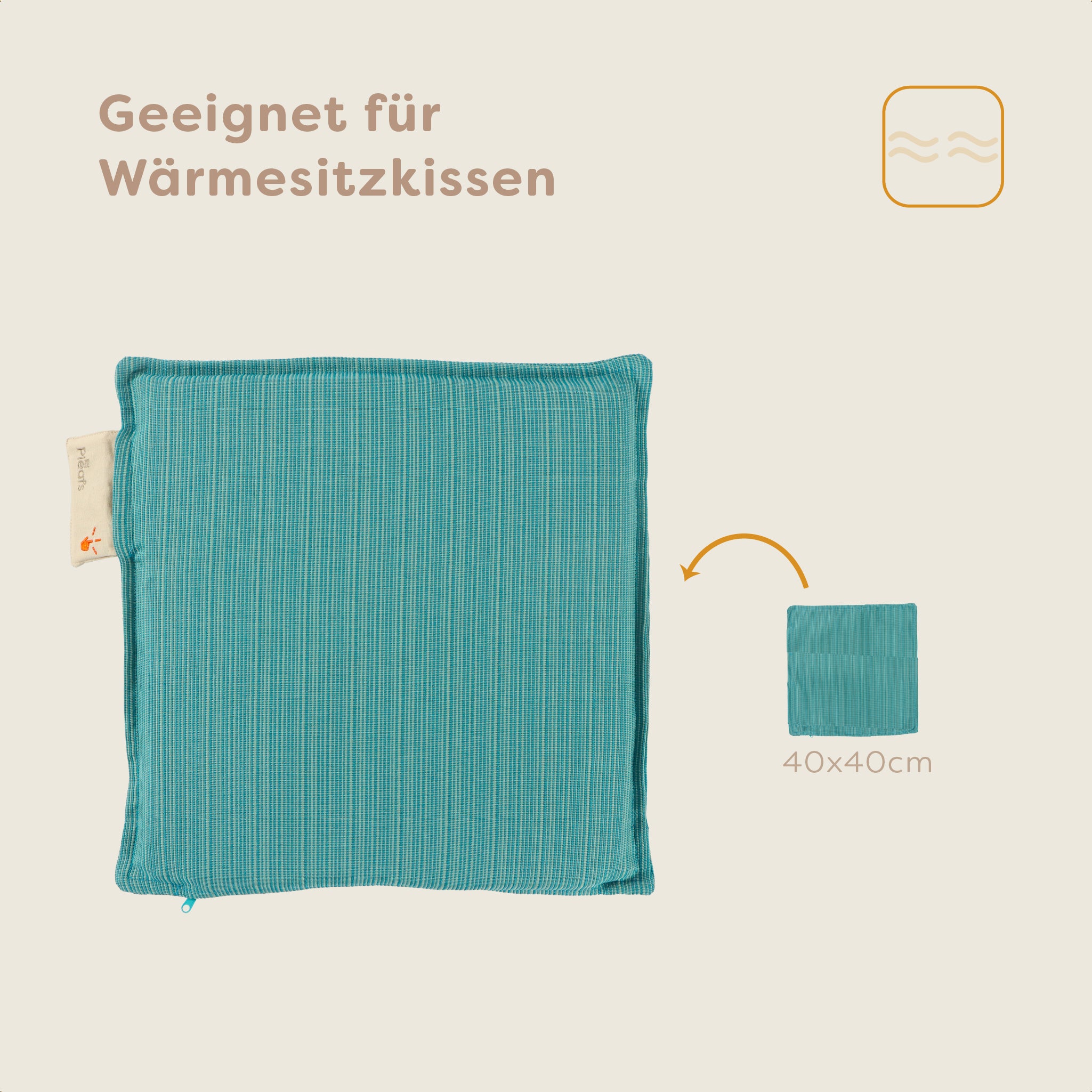 Pleafs® Bezug Outdoor 40x40cm Acapulco