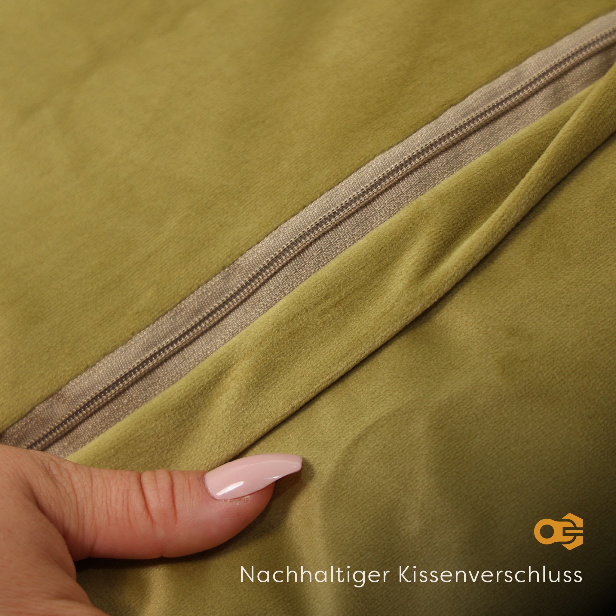 Pleafs® Dekokissen Plush 45x60cm Barley Corn