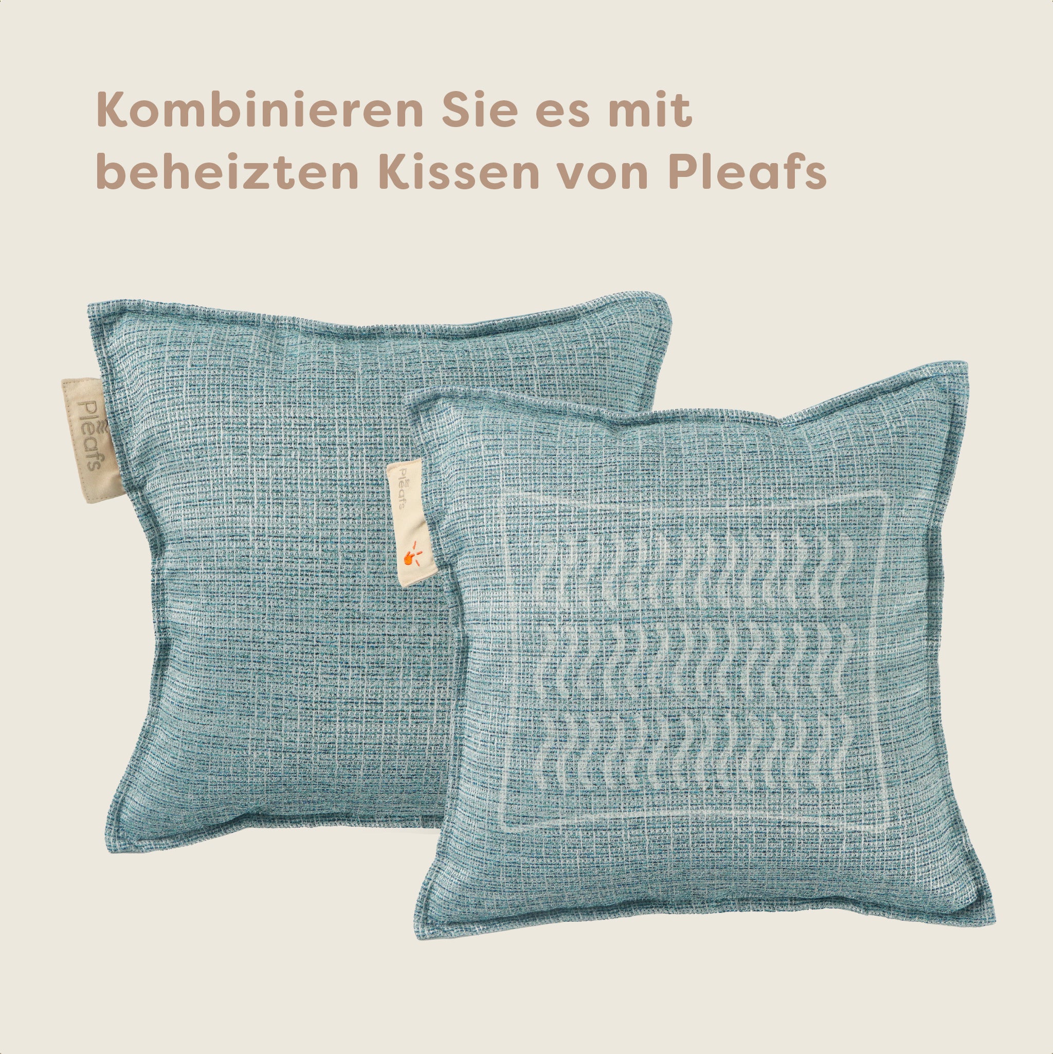 Pleafs® Dekokissen 45x60cm Nomad Sirocco