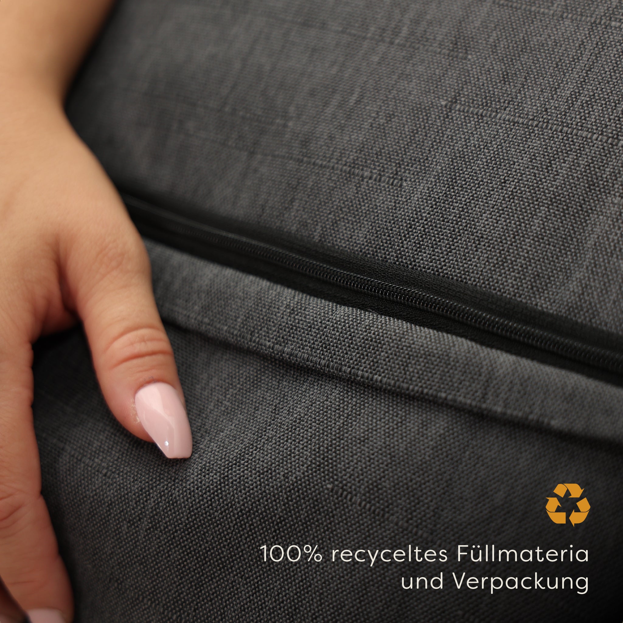 heizkissen outdoor kabellos elektrisch aufladbar 45x45 carbon recycle