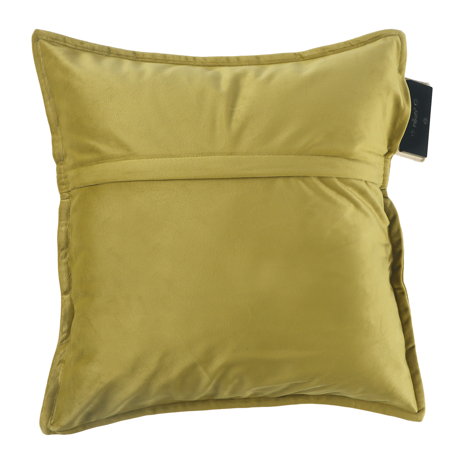 heizkissen plush kabellos elektrisch aufladbar indoor 45x45 barley-corn rückseite