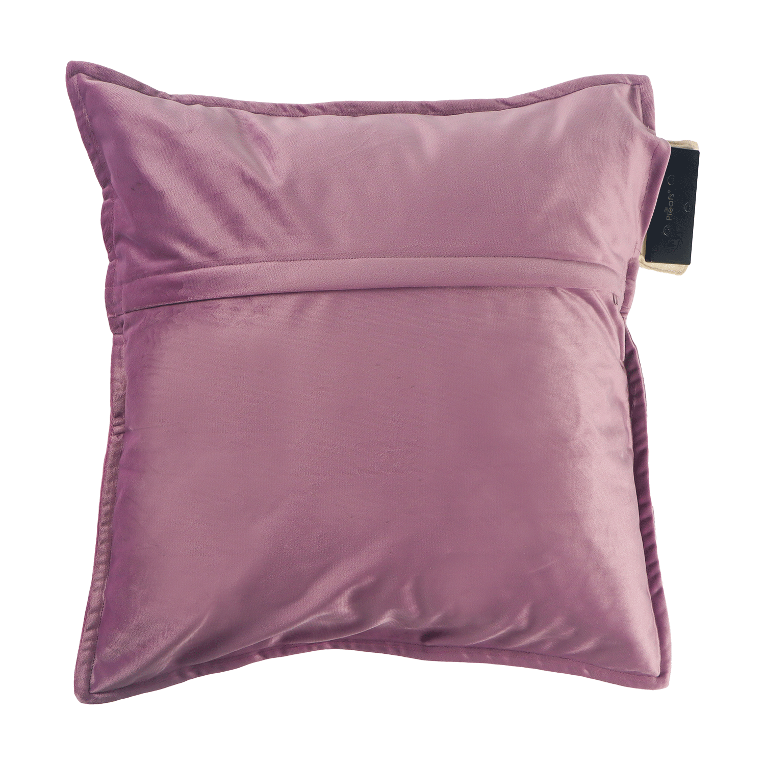 heizkissen plush kabellos elektrisch aufladbar indoor 45x45 hothouse-orchid rückseite