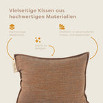 Pleafs® Dekokissen Boho 45x60cm Spiced Cider