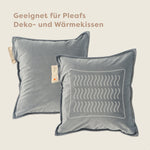 Pleafs® Bezug Plush 45x45cm Black Coral