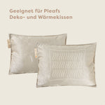 Pleafs® Bezug Boho 45x60cm Dark Vanilla