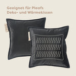 Pleafs® Bezug Plush 45x45cm Onyx