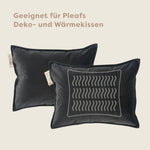 Pleafs® Bezug Plush 45x60cm Onyx