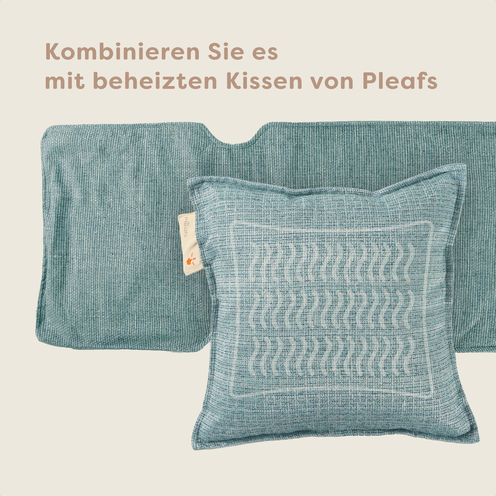 1+1 GRATIS Pleafs® Heizdecke Nomad Sirocco
