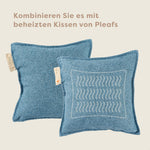 Pleafs® Dekokissen Nomad 45x45cm Shadow Blue