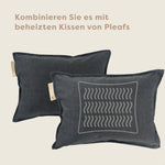 Pleafs® Dekokissen Outdoor 45x60cm Carbon