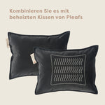 Pleafs® Dekokissen Plush 45x60cm Onyx