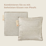 Pleafs® Sitz-Heizkissen Boho 40x40cm Dark Vanilla