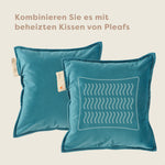 Pleafs® Dekokissen Plush 45x45cm Wedgewood