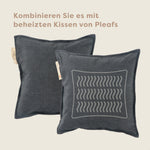 Pleafs® Dekokissen Outdoor 45x45cm Carbon