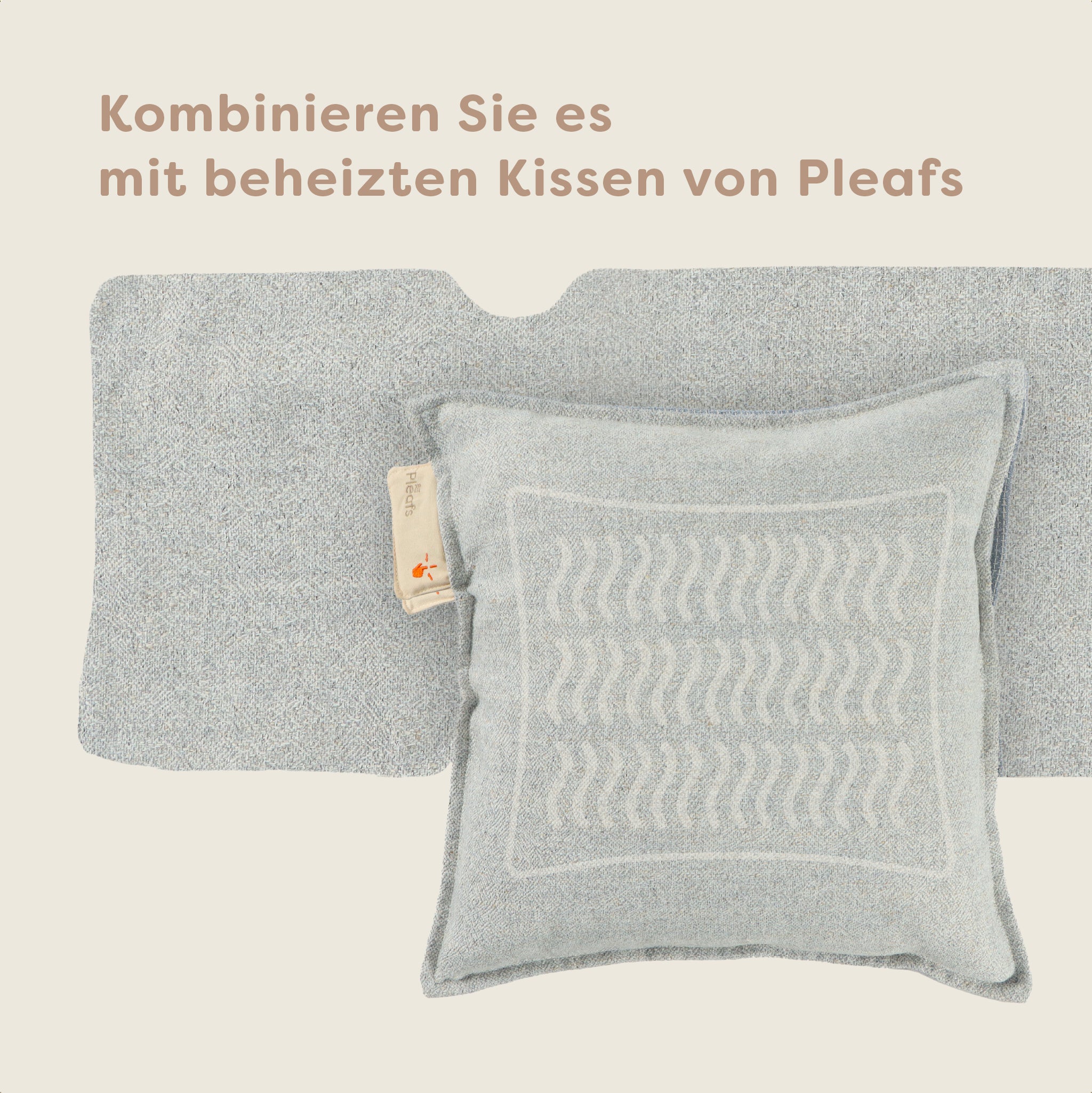 1+1 GRATIS Pleafs® Heizdecke Nomad Close Knit