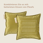 Pleafs® Dekokissen Plush 45x45cm Barley Corn