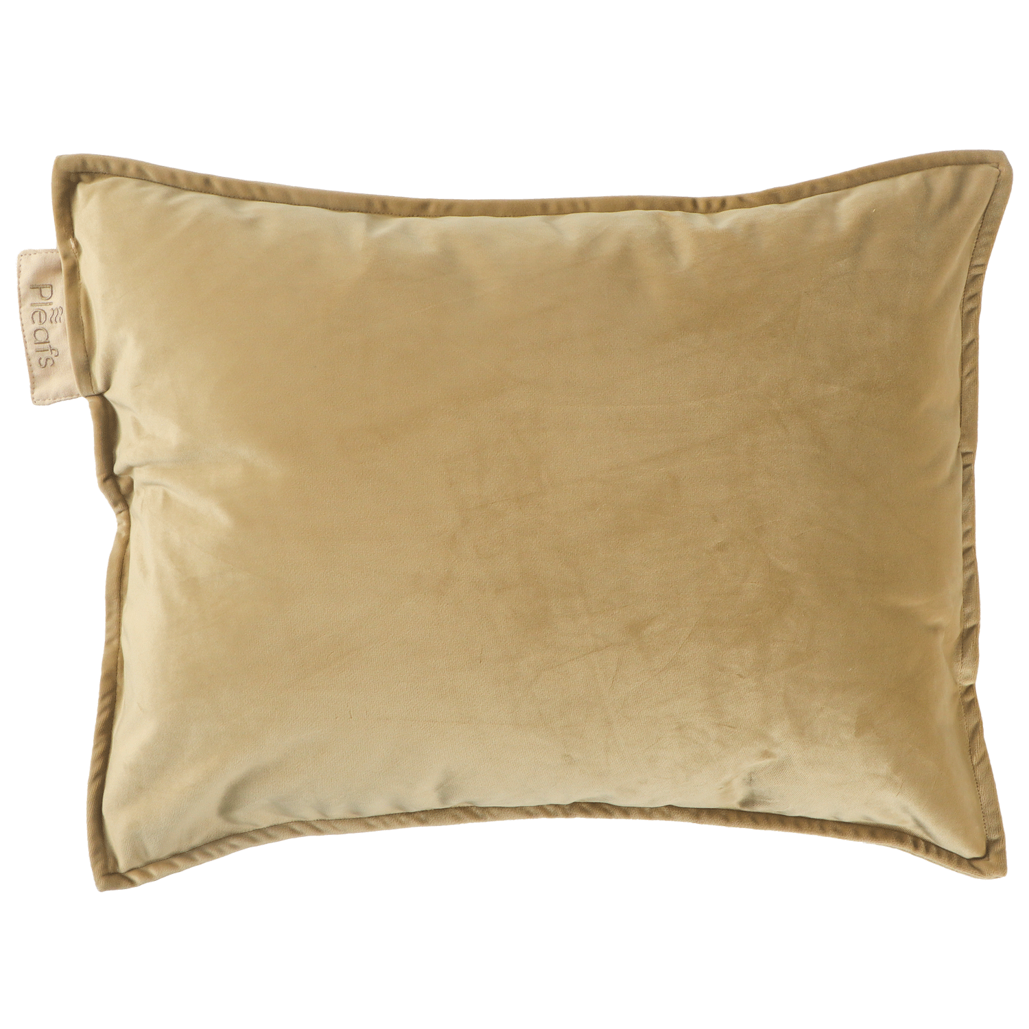 Pleafs® Dekokissen Plush 45x60cm Crewel Tan