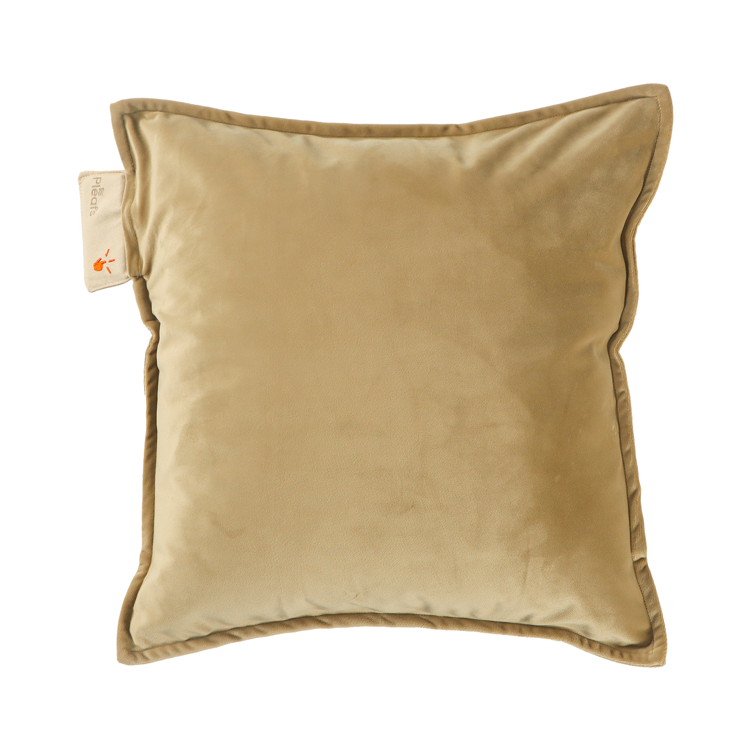 Pleafs® Heizkissen Plush 45x45cm Crewel Tan