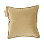 Pleafs® Dekokissen Plush 45x45cm Crewel Tan