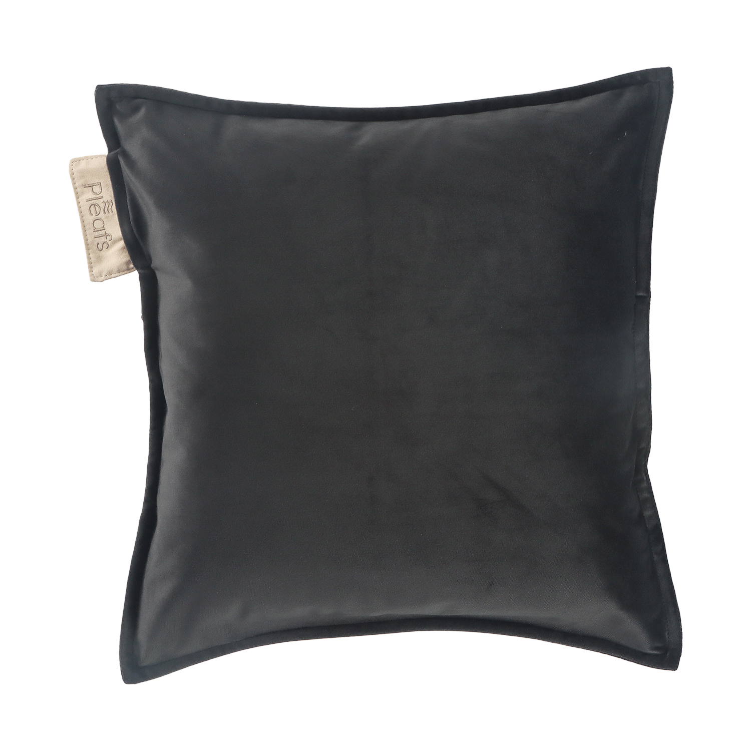 Pleafs® Dekokissen Plush 45x45cm Onyx