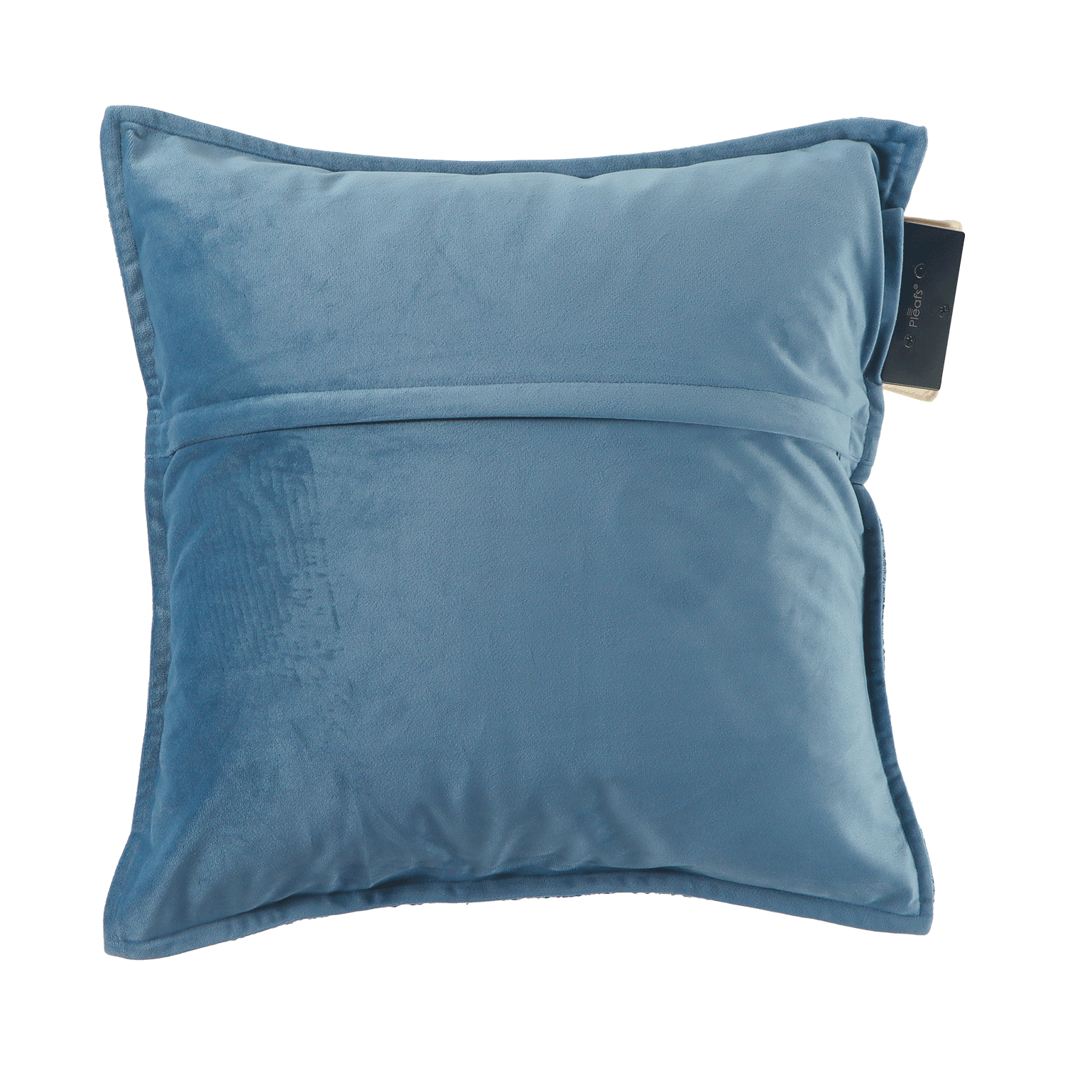 heizkissen nomad kabellos elektrisch aufladbar indoor 45x45 shadow-blue rückseite