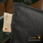 heizkissen outdoor kabellos elektrisch aufladbar 45x60 carbon wärmestufen