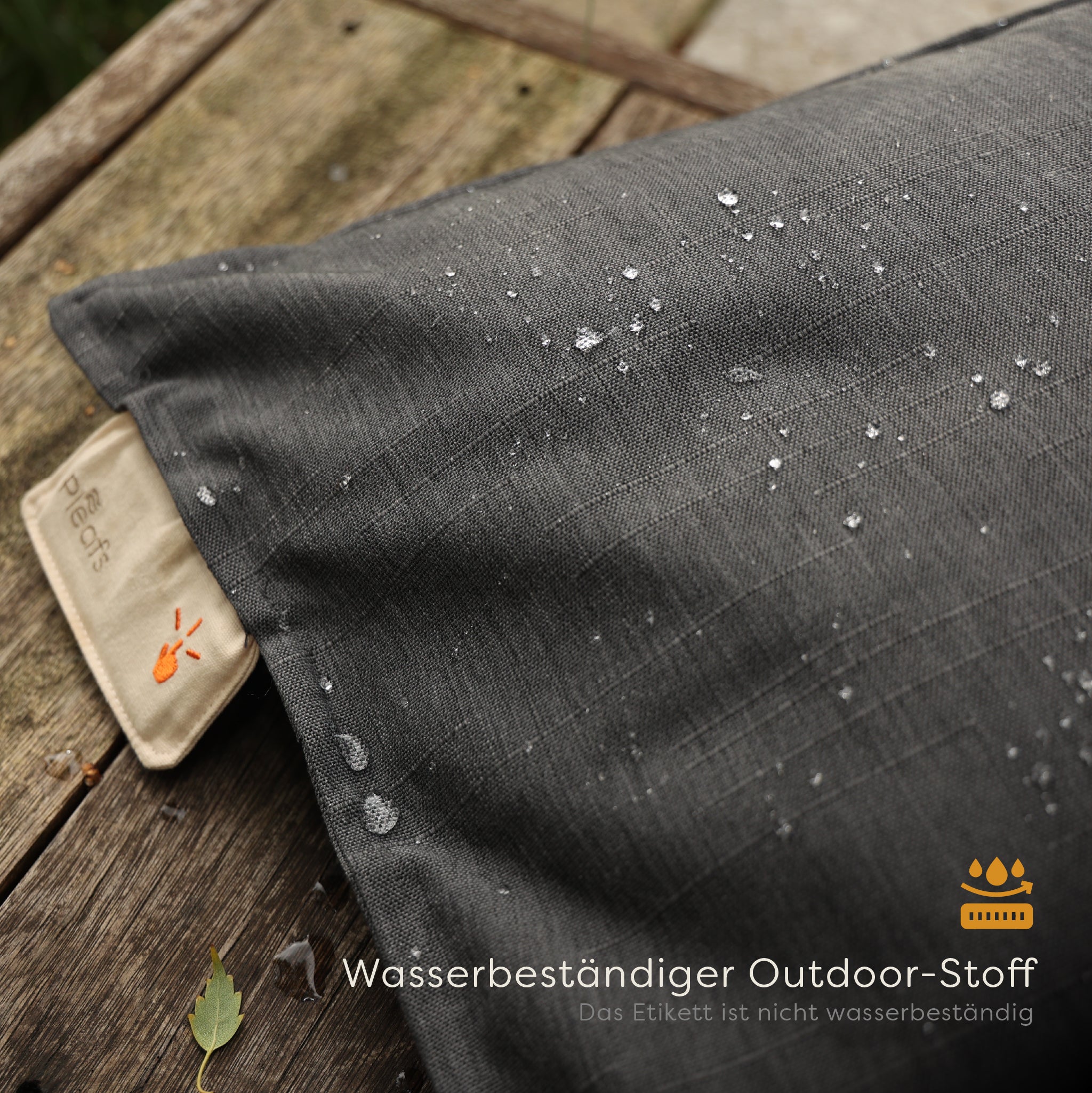 heizkissen outdoor kabellos elektrisch aufladbar 45x60 carbon wasserbeständig