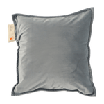 heizkissen plush kabellos elektrisch aufladbar indoor 45x45 black-coral vorderseite