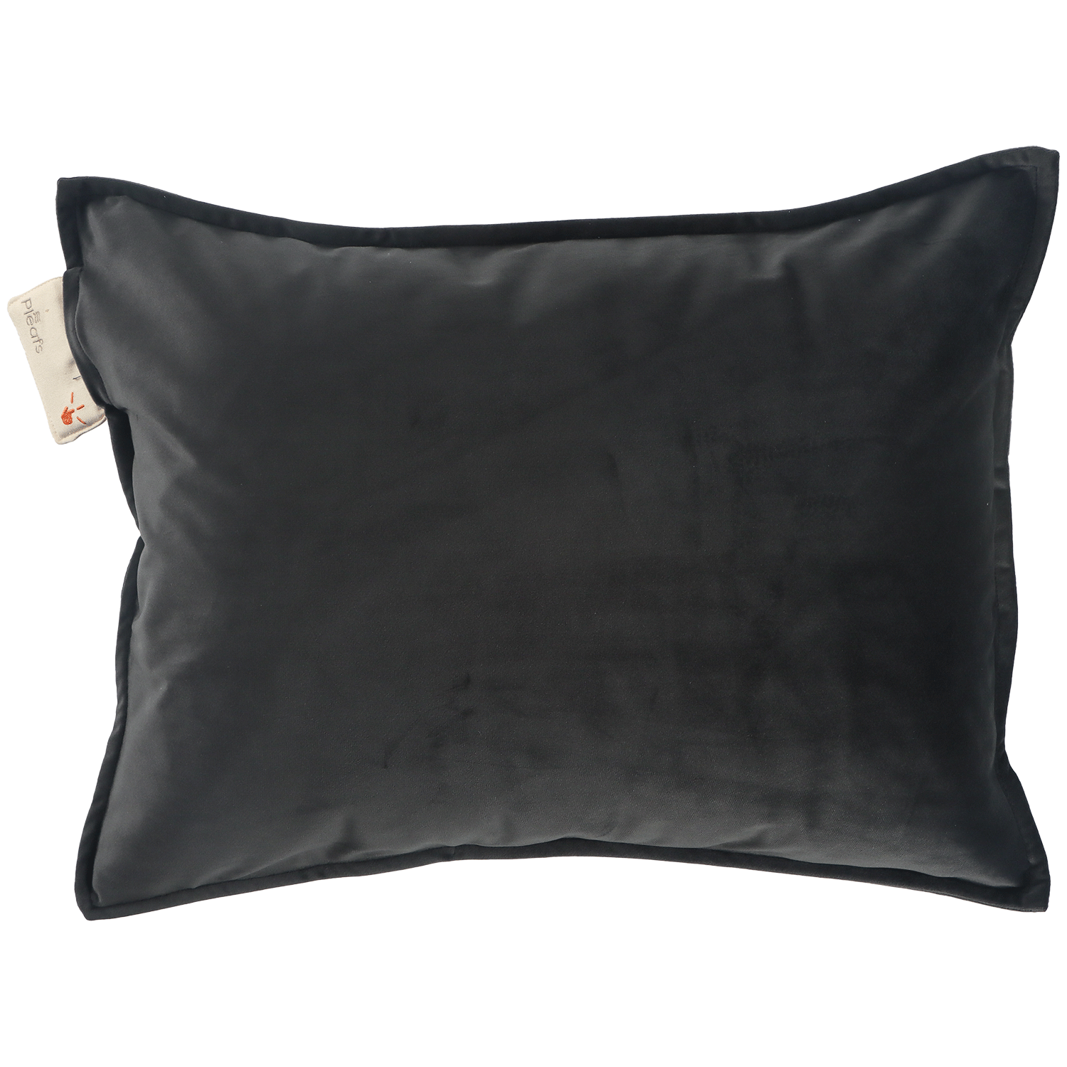 heizkissen plush kabellos elektrisch aufladbar indoor 45x60 onyx vorderseite
